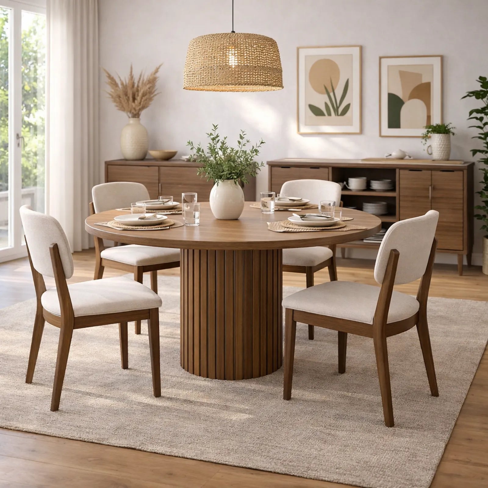 Comedor con Buffet 4 personas