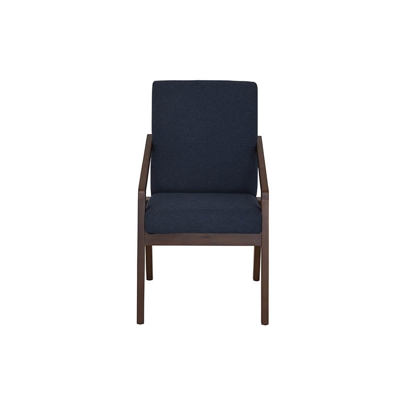 Silla de comedor Toledo de Deurope, con respaldo y asiento de madera, diseño moderno y elegante para sala de comedor.
