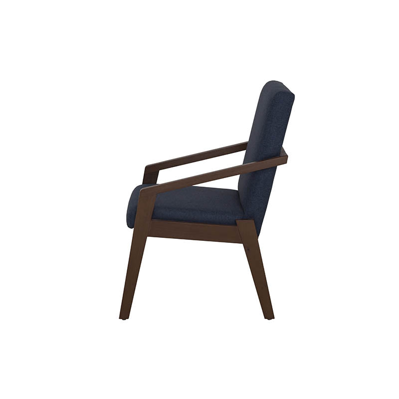 Silla de comedor Toledo deurope.com.mx con respaldo y asiento de madera, diseño elegante en color natural.