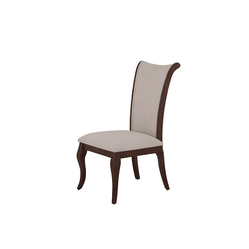 Silla Hera de comedor de estilo moderno en color gris con estructura de metal, ideal para espacios elegantes y confortables.