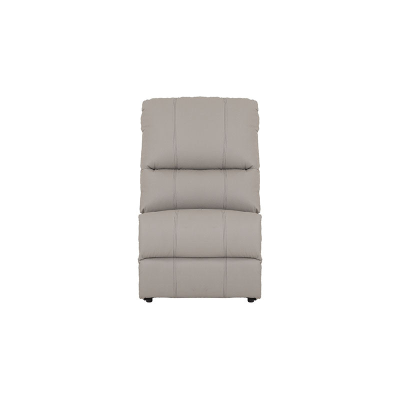 Módulo de sala Enzo III Central de Deurope.com.mx, asiento con cojines y estructura moderna en tonos neutros.