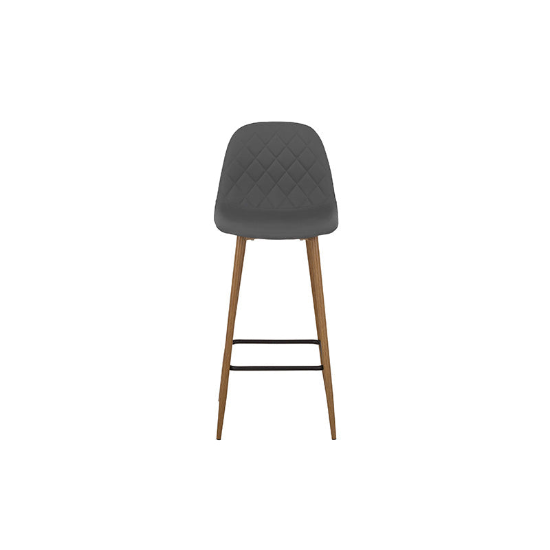 Banco Gilly para barra dedeurope.com.mx, asiento de madera y estructura metálica robusta, ideal para espacios modernos y funcionales.