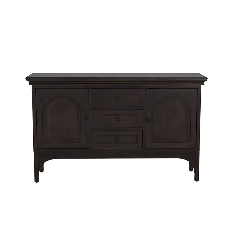 Buffet Argos de deurope.com.mx en madera con puertas y estantes, diseño moderno para comedor.