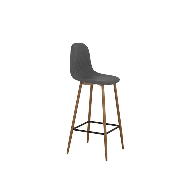 Banco para barra Gilly de Deurope.com.mx, asiento acolchado y estructura metálica resistente para uso en barras y estaciones de trabajo.
