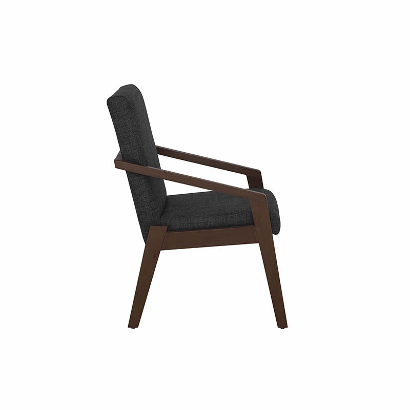 Silla de comedor Toledo deurope.com.mx con respaldo y asiento acolchados en color neutro, diseño moderno y elegante.