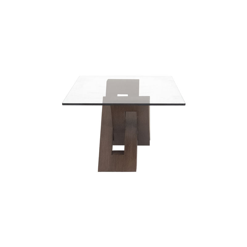 Mesa de centro Vemer de Deurope.com.mx, superficie de madera clara y diseño moderno, sobre fondo neutro.