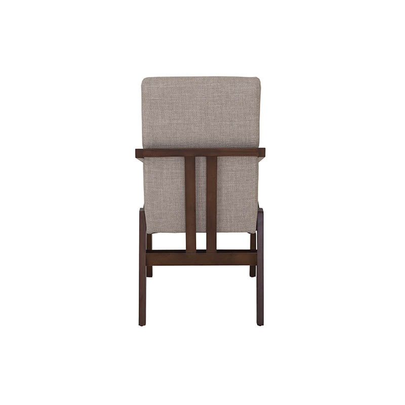 Silla de comedor Toledo de deurope.com.mx, con asiento y respaldo de madera y estructura metálica moderna en color natural.