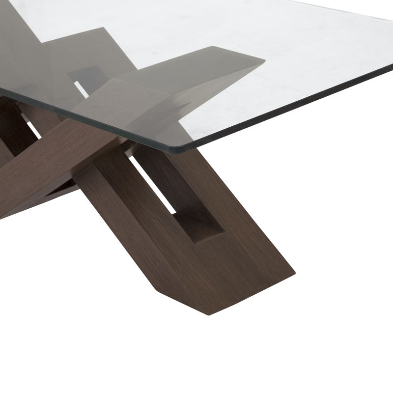 Mesa de centro Vemer deurope.com.mx, diseño moderno con superficie de madera y estructura metálica en color oscuro.