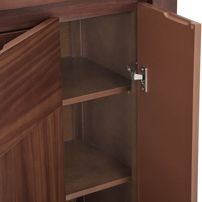 Bufetera Toledo de Deurope con puertas y cajones de madera, diseño clásico y elegante para comedor o sala.
