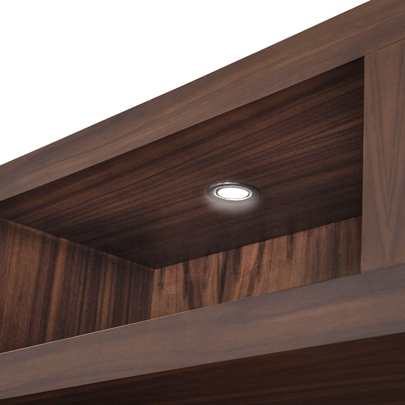 Mueble para TV Central Toledo de Deurope.com.mx, con diseño moderno y acabado en madera, ideal para sala de estar.