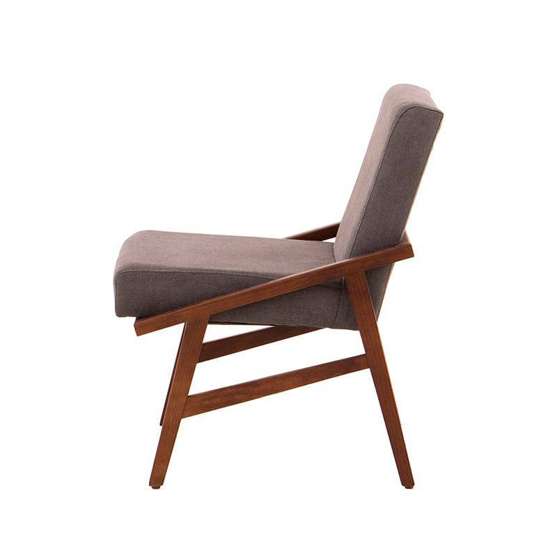 Juego de comedor Quetzal de 13 piezas con sillas de tapiz en tela color café y madera industrializada en estilo moderno.