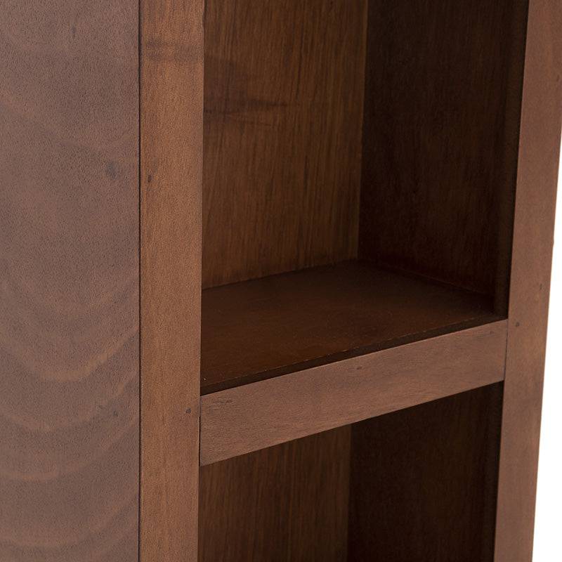 Mesa de antecomedor Inglaterra de madera industrializada con chapa de parota, frente, 140 cm, estilo moderno y resistente.