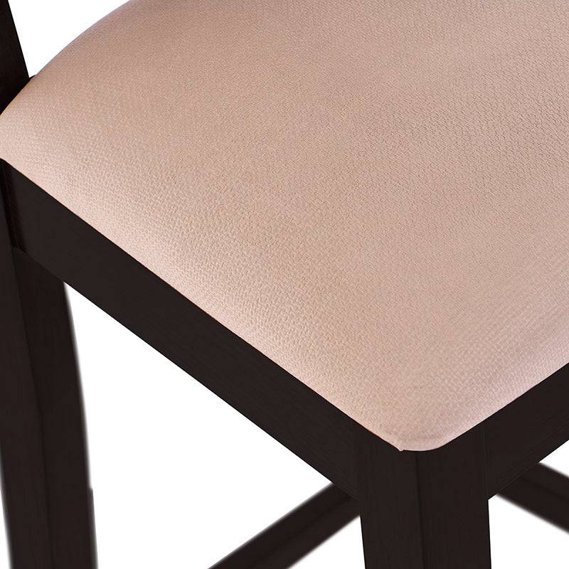 Juego de comedor Deus deurope.com.mx con bancos de tabaco, chapa de caoba y tapiz de cuero en estilo moderno.