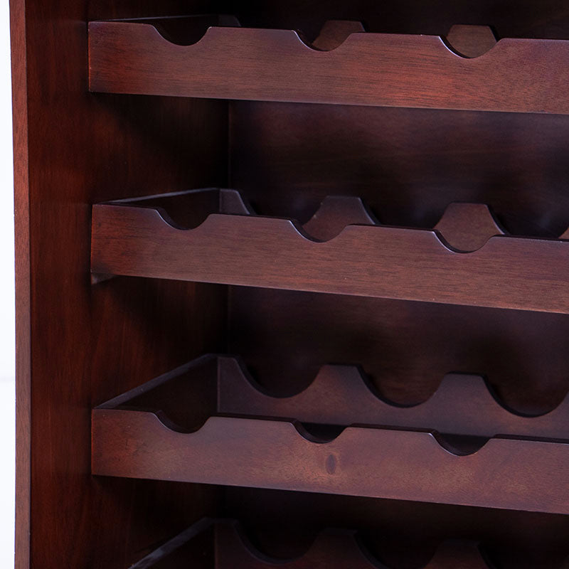 Juego de comedor Deus de 5 piezas con estructura de madera en tonos café y tabaco, con superficie de mármol y diseño moderno.