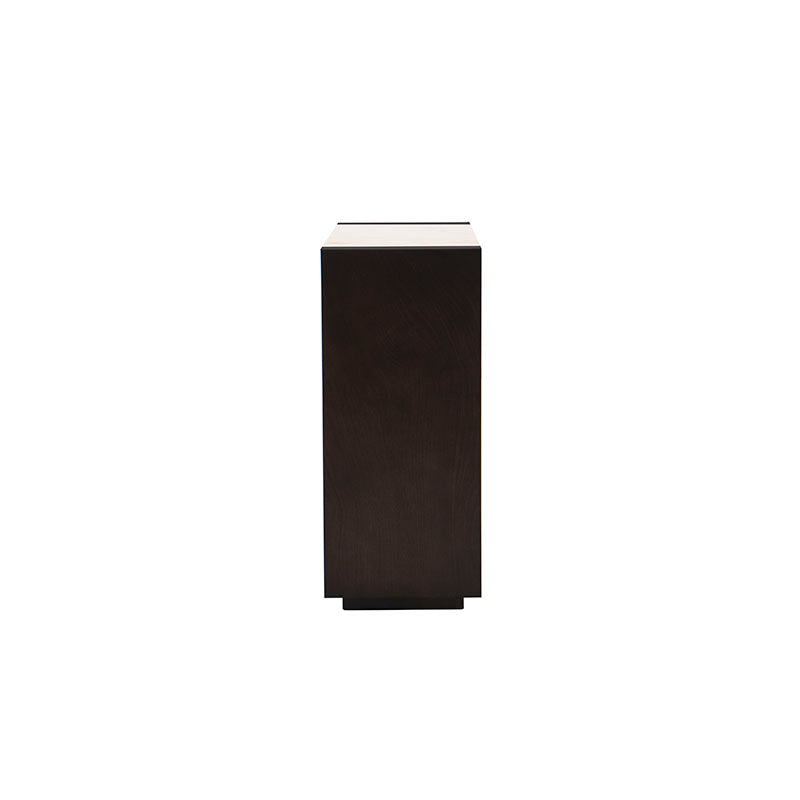 Juego de comedor Deus de 5 piezas con estructura de caoba y placa de mármol en tonos café y tabaco, tamaño 120x105x45 cm.