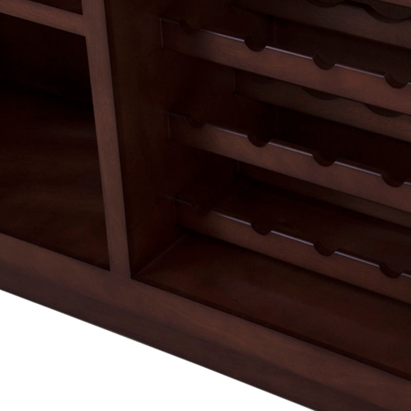 Juego de comedor Quetzal de 4 piezas con mesa de madera de banak y encino, estilo moderno, en acabado nogal y okumé.