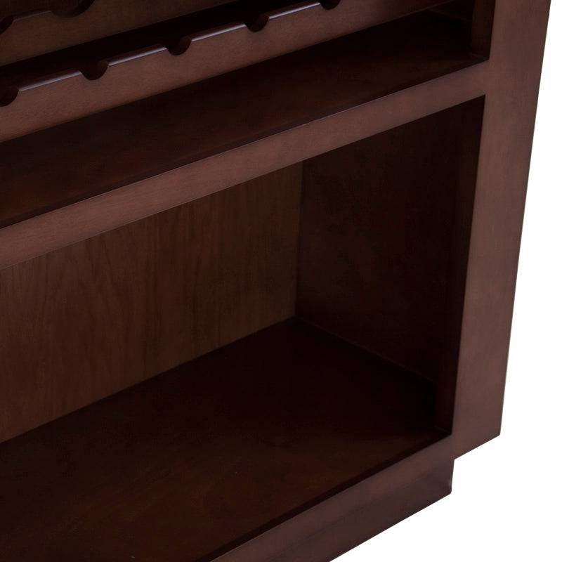 Juego de comedor Quetzal de 4 piezas en madera de nogal y encino, con diseño elegante y acabado en chapa de okume.