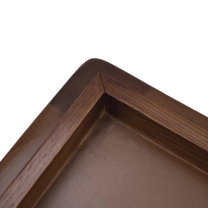 Base de cama Palta de madera nogal con frente decorativo, dimensiones de 232 cm de ancho y 30 cm de alto, deurope.com.mx