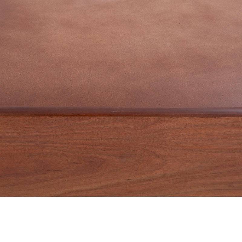 Juego de recámara Arezzo de madera natural clara, incluye base de cama, mesas de noche y cabecera, en acabado elegante y moderno.