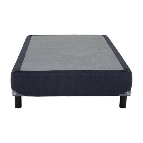 Juego de colchón y box individual Forte de Deurope, en color blanco, con textura suave y estructura resistente para dormir cómodo.