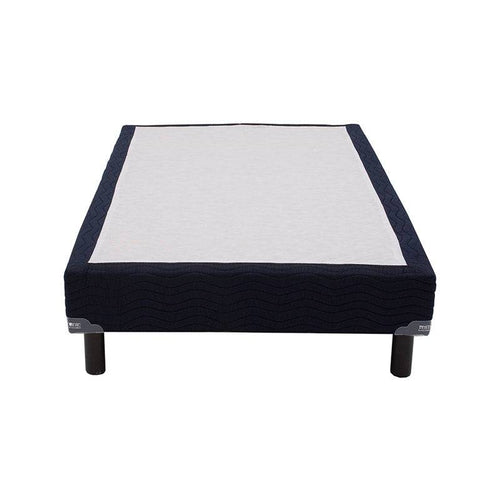 Caja individual Winn Restonic de madera de pino con tela, tamaño 100 cm de frente y 190 cm de fondo, marca deurope.com.mx