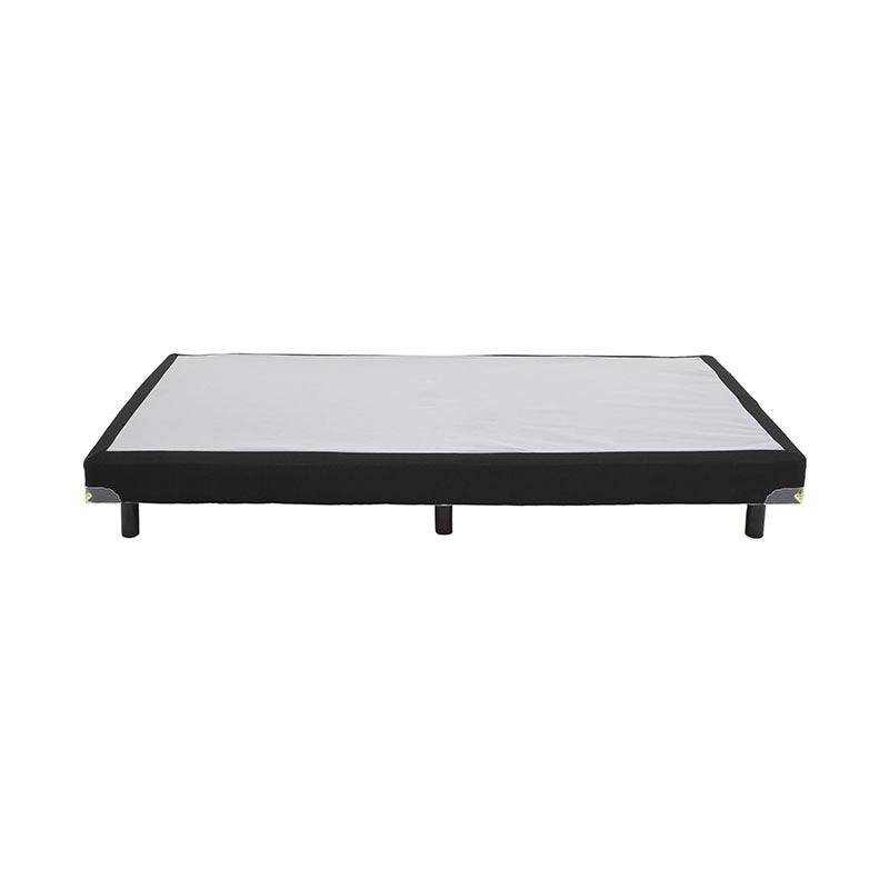 Juego de colchón y box de madera de pino, con lámina de carbocel y tela, para cama de 100 cm x 190 cm, marca Forever.