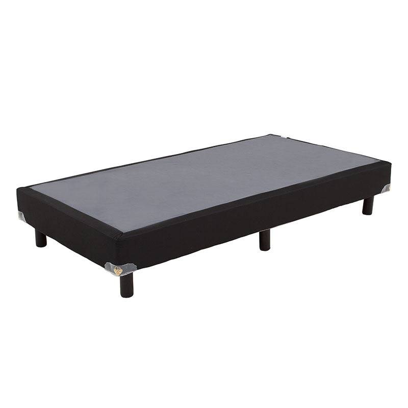 Juego de colchón y box de madera de pino con tapizado de tela, deurope.com.mx, tamaño 100x190 cm, estilo Air Fashion.