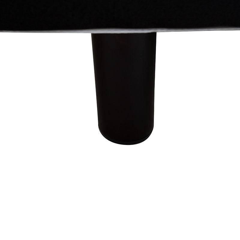Juego de colchón y box de madera de pino con tapizado de tela, tamaño 100x190 cm, deurope.com.mx