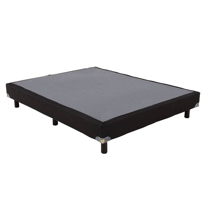 Juego de colchón y box de madera de pino con tela de encaje, tamaño 100x190 cm, deurope.com.mx, estilo moderno y cómodo.
