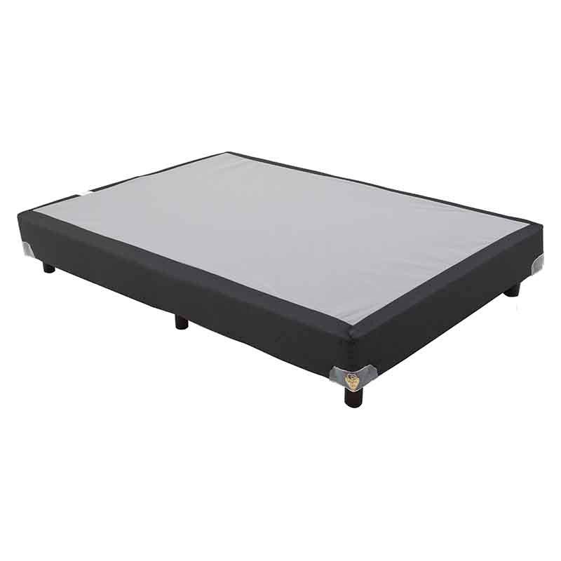 Juego de colchón y box de pino y tela, con diseño de cuatro estaciones, para cama de 100 cm de ancho y 190 cm de largo.