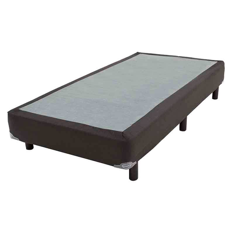 Juego de colchón y box de madera de pino con malla de acero, tela pliana y estructura robusta de 100x190 cm, marca deurope.com.mx