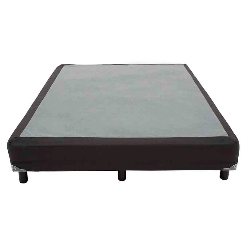 Juego de colchón y box de madera de pino con malla de acero, tela plana, en tamaño 100x190 cm, de Deurope.com.mx