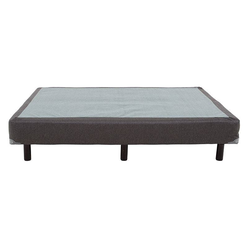 Juego de colchón y box de madera de pino con malla de acero y tela pliana, tamaño 100x190 cm, marca deurope.com.mx