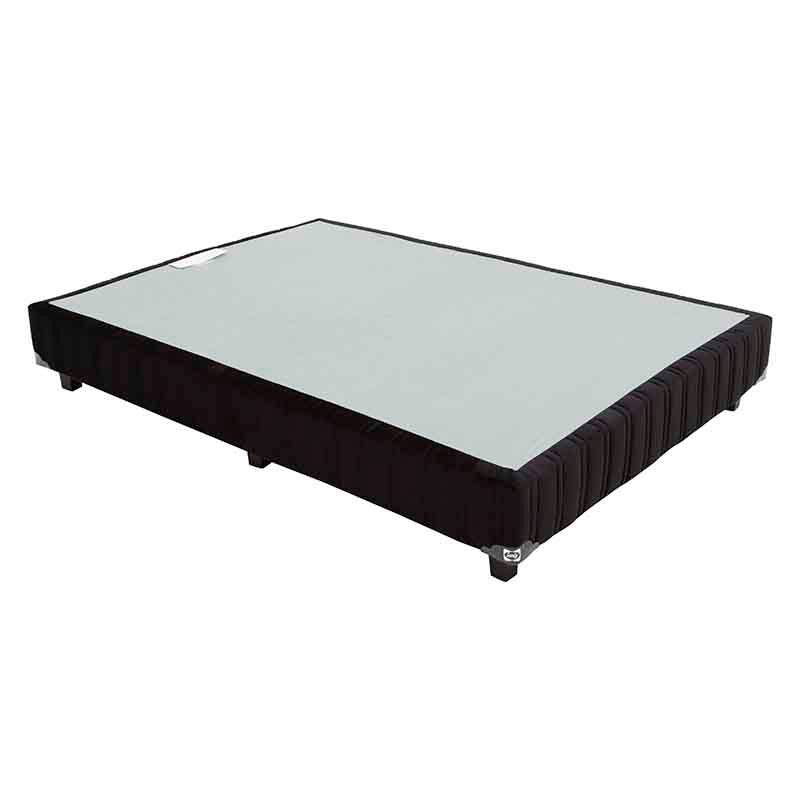 Juego de colchón y box de madera de pino con malla de acero, tela plana, para cama de 100x190 cm, marca Sealy Shannon.