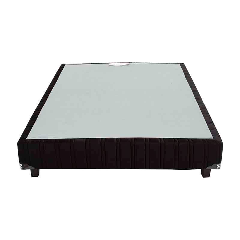 Juego de colchón y box de madera de pino con malla de acero, tela pliana, para cama de 100x190 cm, marca Sealy.