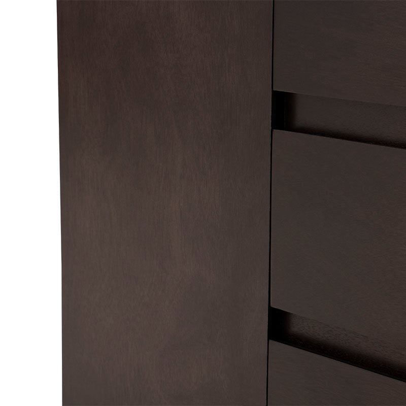 Buffet Tamayo de madera con chapa de caoba y placa de mármol, tamaño 180x80x40 cm, deurope.com.mx