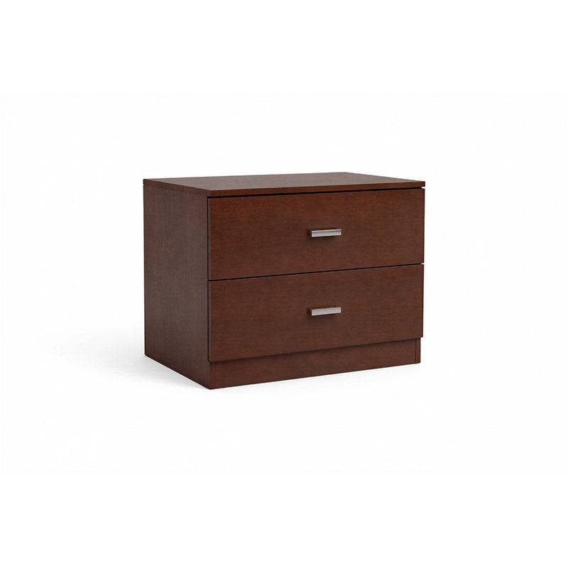 Buro París de madera oscura con acabado elegante, diseño clásico y superficie lisa, ideal para oficina o dormitorio.