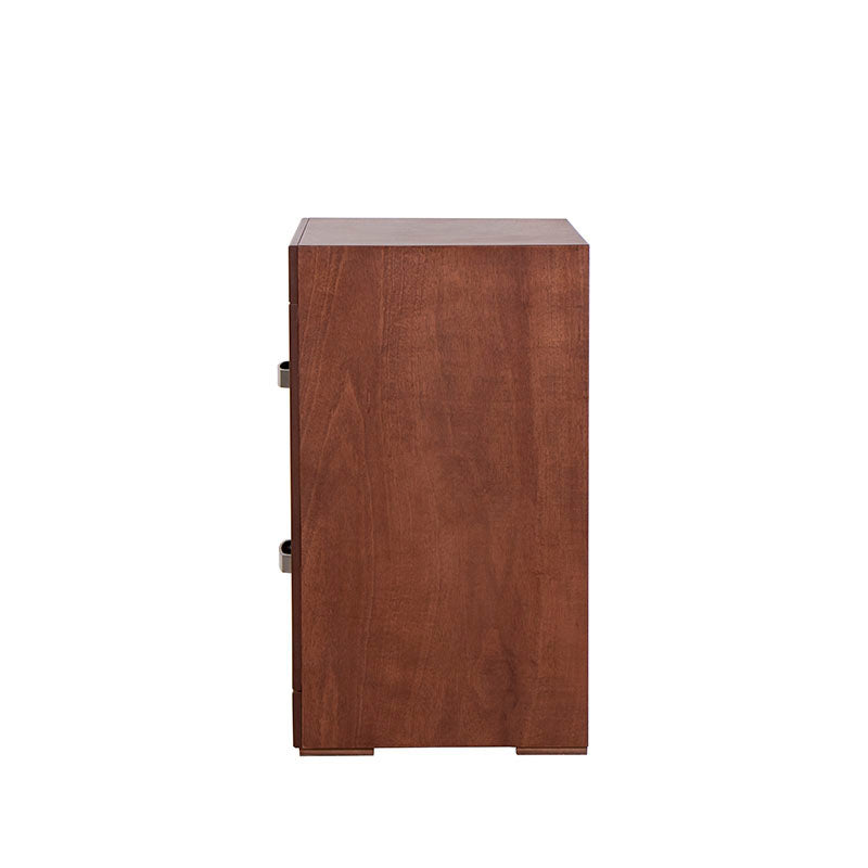 Buro de recámara de México, de madera de okume en tono mandarina, con dimensiones de 65x70x40 cm, deurope.com.mx