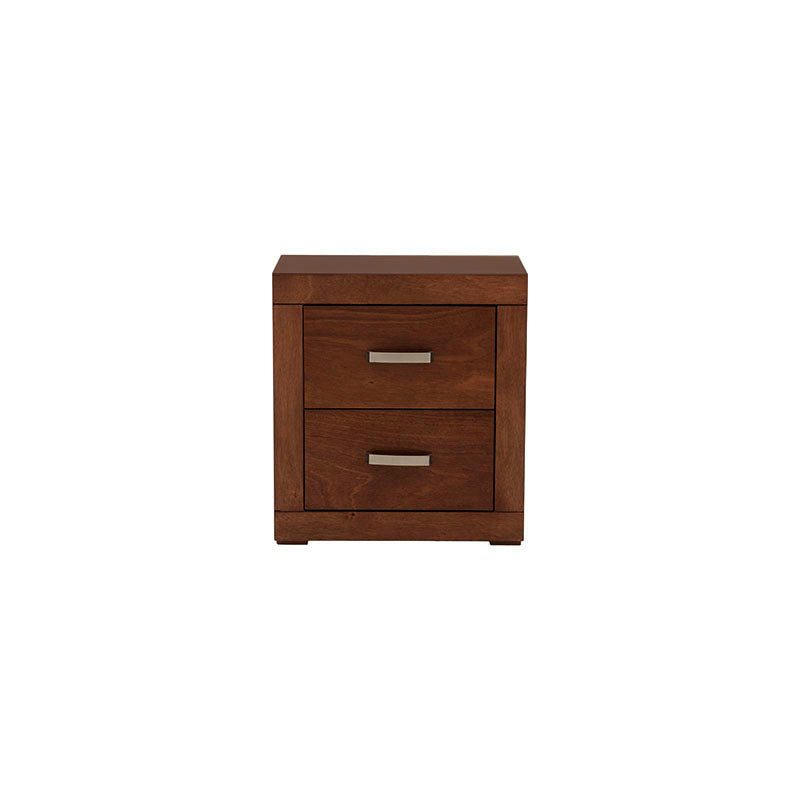 Buro Noruega de 3 piezas en chapa de okumé, con superficie de 65 cm de frente, 70 cm de alto y 40 cm de fondo, en color mandarín.