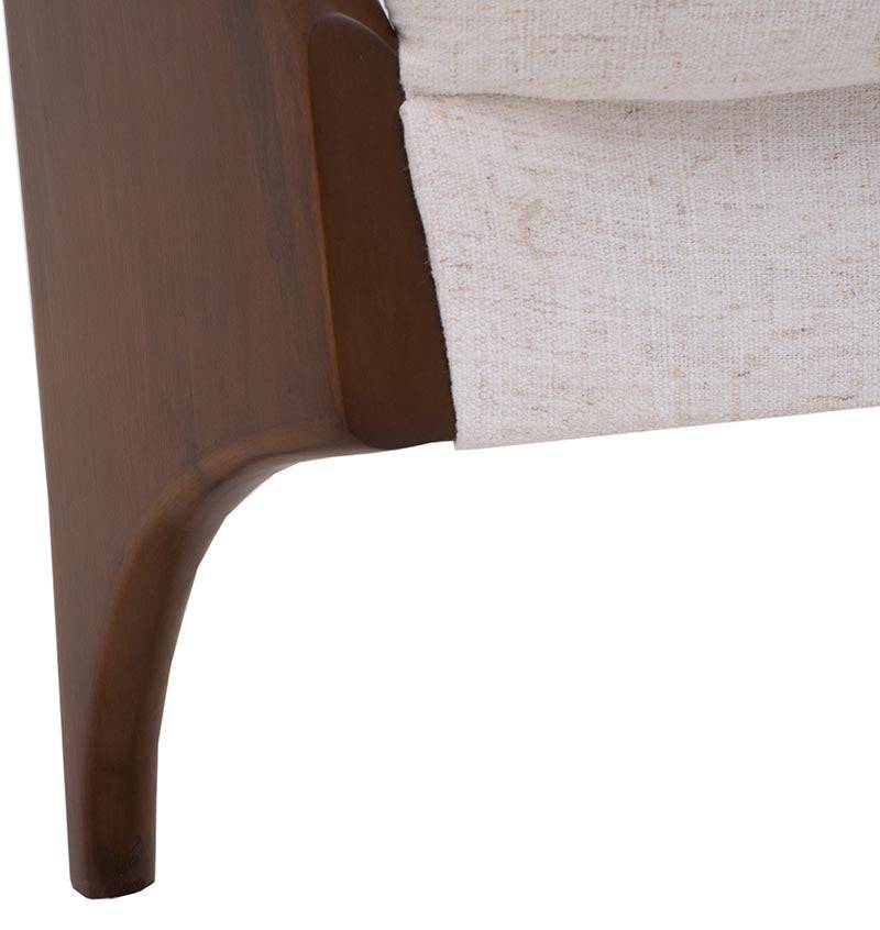 Cabecera Palta deoure.com.mx en acabado nogal beige, frente y vista lateral, mide 232 cm de ancho, 110 cm de alto.