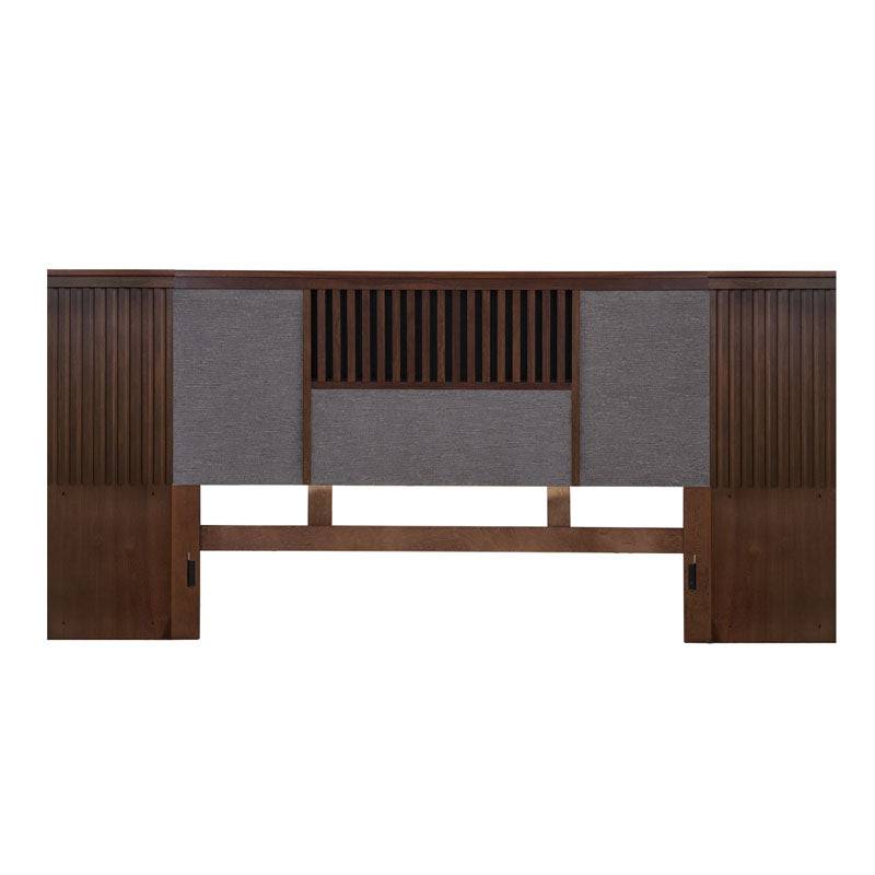 Juego de recámara Bourbon de 3 piezas con cabeceras elegantes y modernas, ideal para decorar dormitorios con estilo.