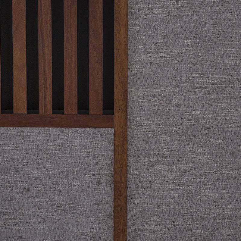 Juego de recámara Bourbon de 3 piezas, cabeceras y estructura de madera, en tonos neutros, ideal para dormitorio elegante y cómodo.