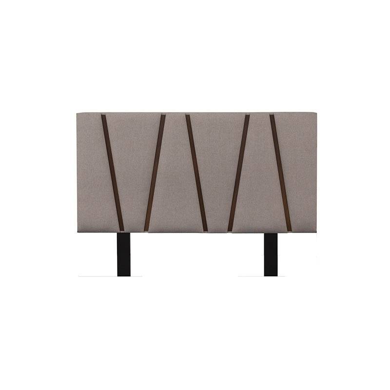 Cabecera Mariota de diseño elegante, ideal para dormitorio, en color neutro, muestra detalles de la estructura y acabado.