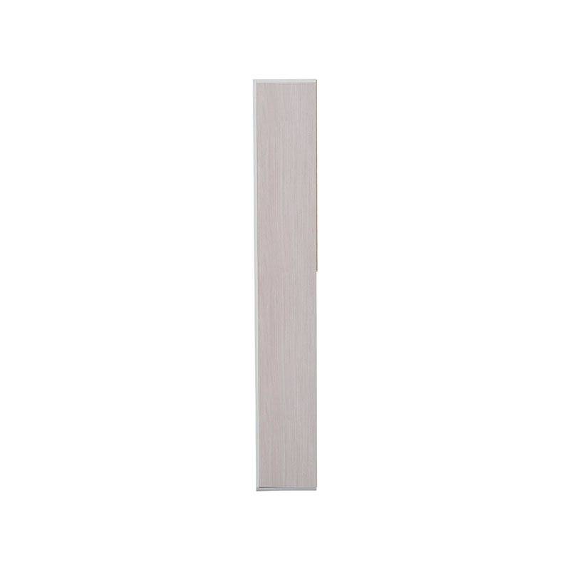 Cabecera de madera industrializada gris claro, modelo Picasso, para cama de 142 cm de ancho y 140 cm de alto.