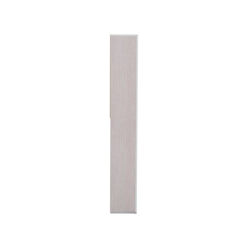 Cabecera Picasso en color gris claro y madera industrial, frente de 142 cm y altura de 140 cm para cama doble.