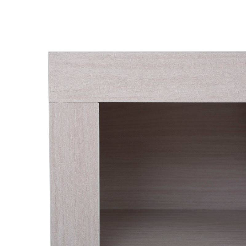 Cabecera Picasso de Deurope en madera industrial gris claro, con diseño moderno y tamaño 142x140 cm.