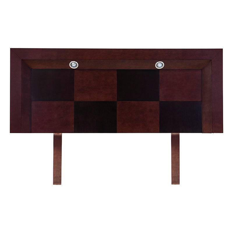 Cabecera Rochelle de Deurope en madera de pino enchapada en maple americano, con diseño elegante y acabado natural, 240 cm de ancho.