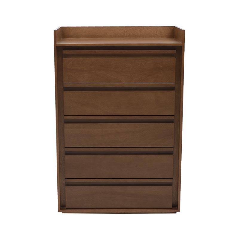 Cajonera Palta de Deurope.com.mx, mueble de almacenamiento en color café natural, con varias gavetas y diseño moderno.
