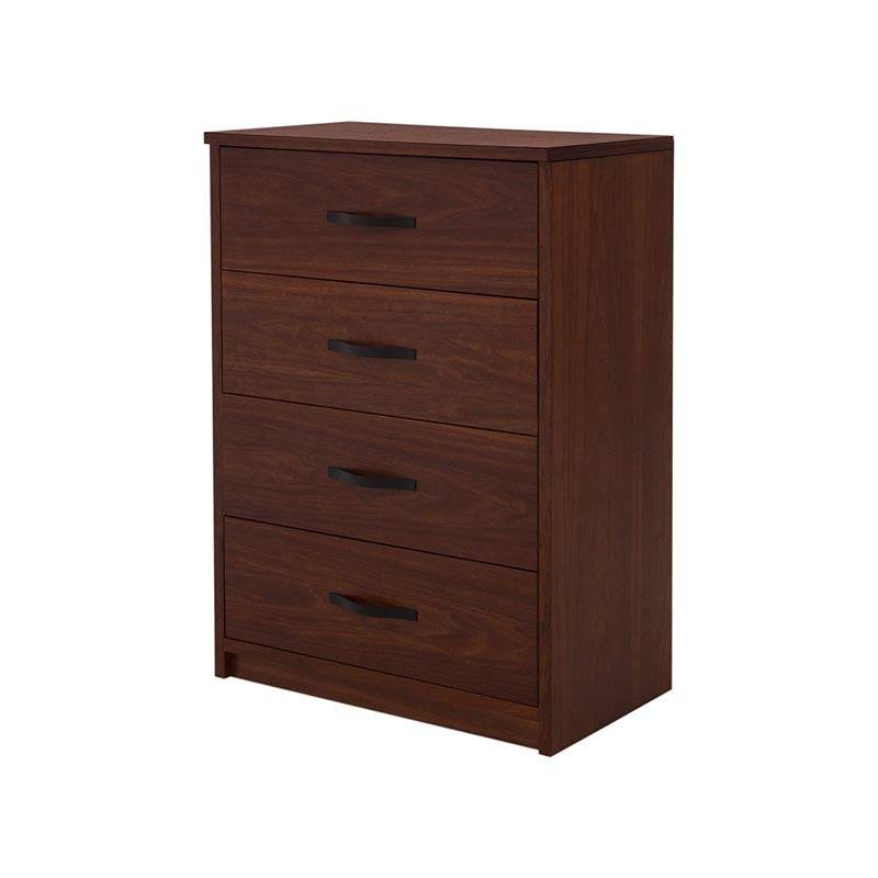Cajonera Bourbon de madera de pino estufada en color café, con frente de 76 cm, alto 108 cm y fondo de 41 cm, de deurope.com.mx