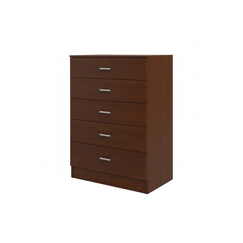 Cajonera Paris de madera oscura de deurope.com.mx, mueble de almacenamiento con varias gavetas.